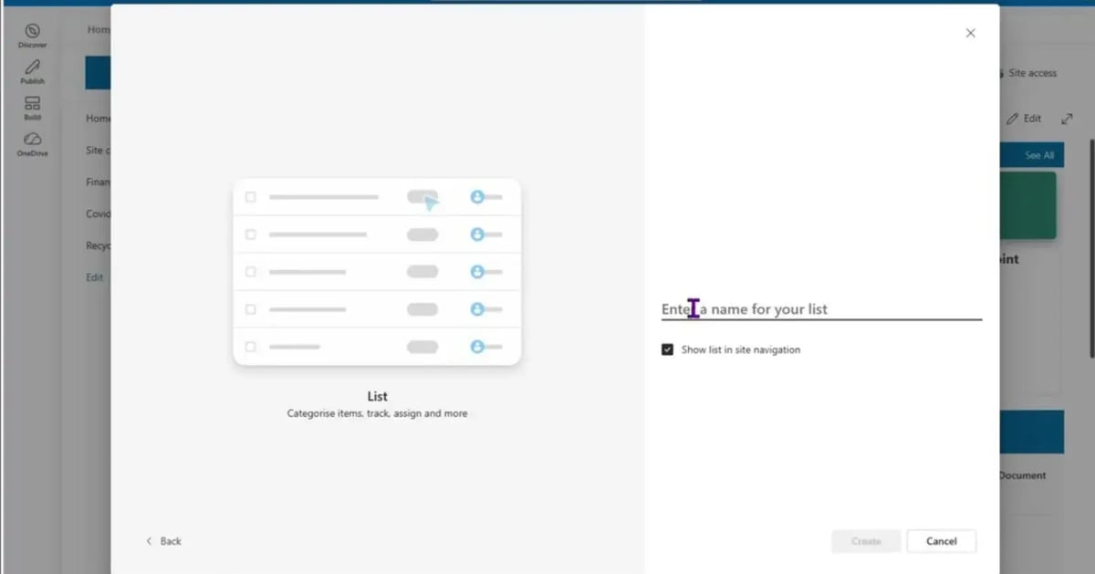 SharePoint list column settings showing Contract Type, Start Date, End Date, and Contract Manager fields